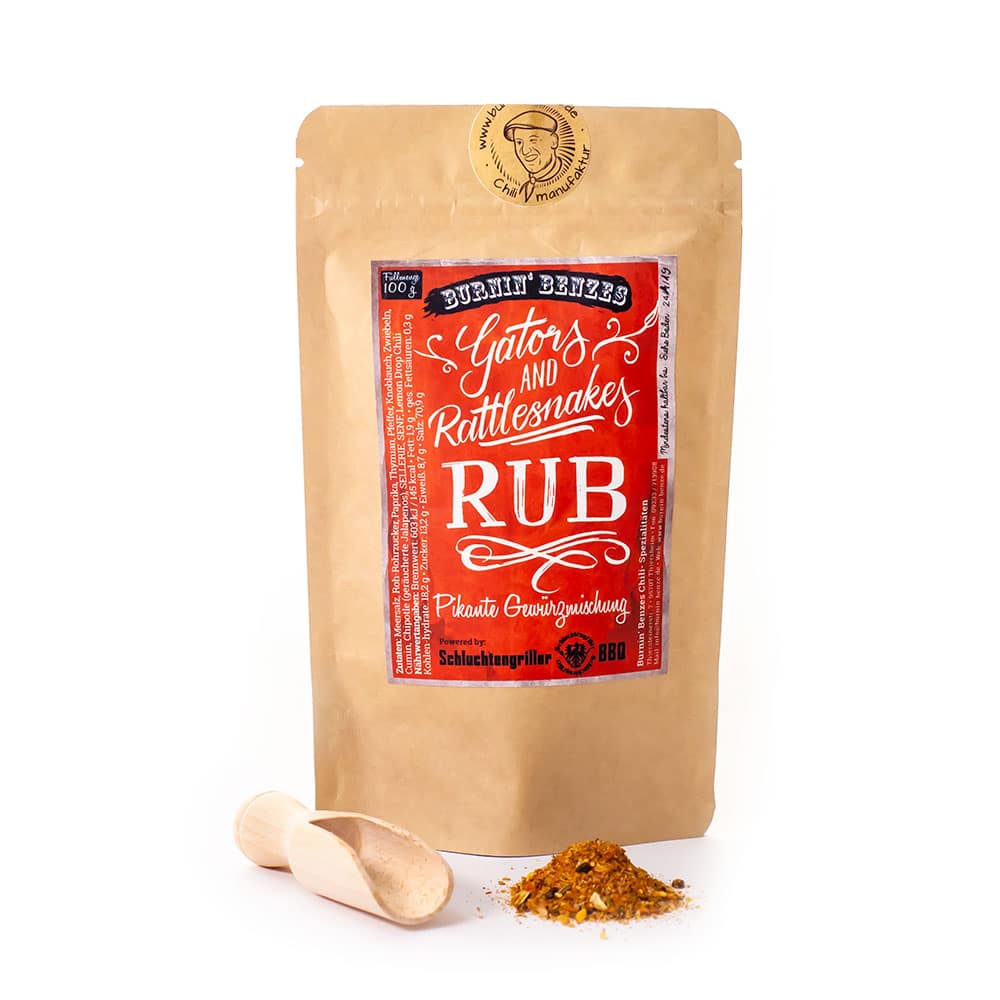 Burnin Benzes Gators & Rattlesnakes Rub Burnin Benzes Gators & Rattlesnakes Rub