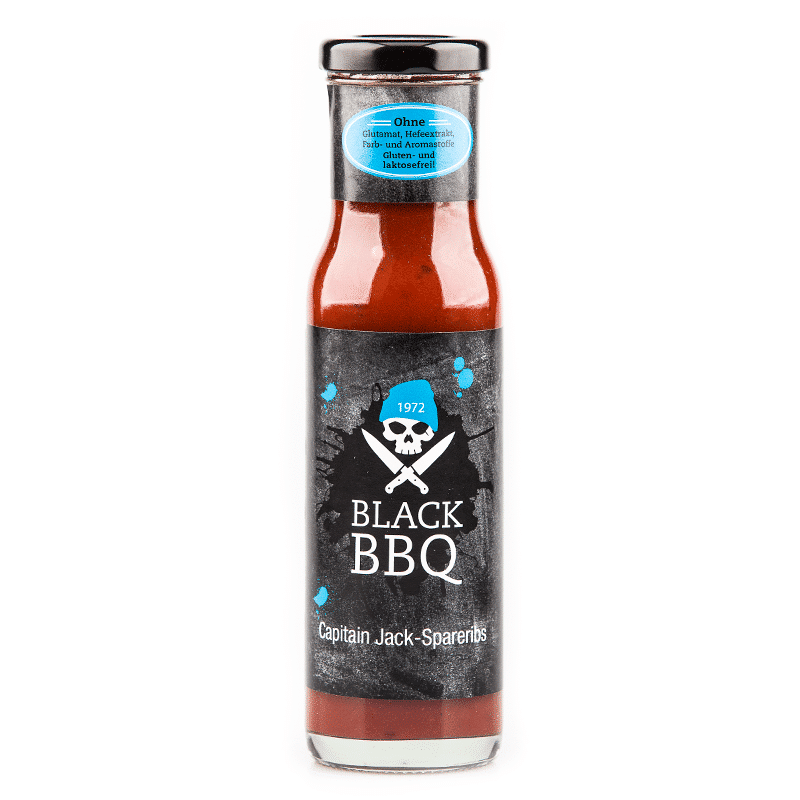 Captain-Jack-Spareribs Captain Jack Spareribs, die würzige Grillsauce Flasche