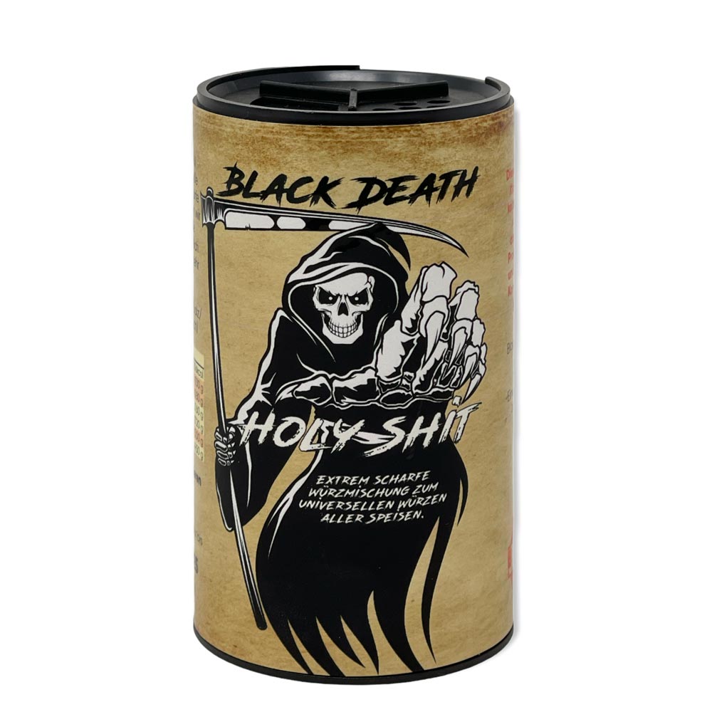 Black Death Holy Shit ist DIE extra scharfe Würzmischung mit Raucharoma Black Death Holy Shit ist DIE extra scharfe Würzmischung mit Raucharoma