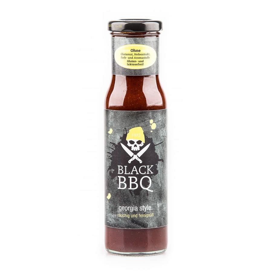 Black BBQ Georgia Style Black BBQ Georgia Style - Rauchige & Honigsüsse BBQ Sauce
