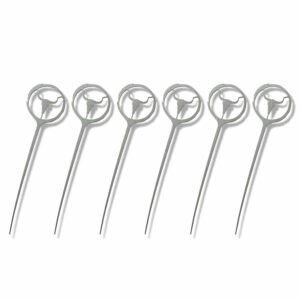 BurgerSpiess 6er Set aus Edelstahl