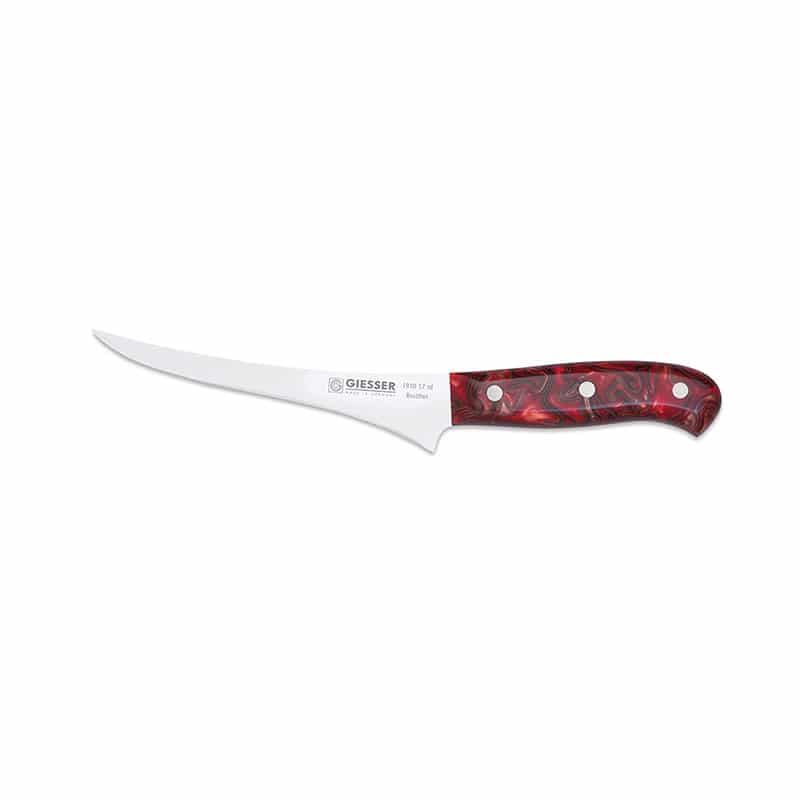 Giesser Messer PremiumCut Filet No. 1 PremiumCut Filet No. 1, 17cm, Griff aus Acryl, Red Diamond – Bild 1
