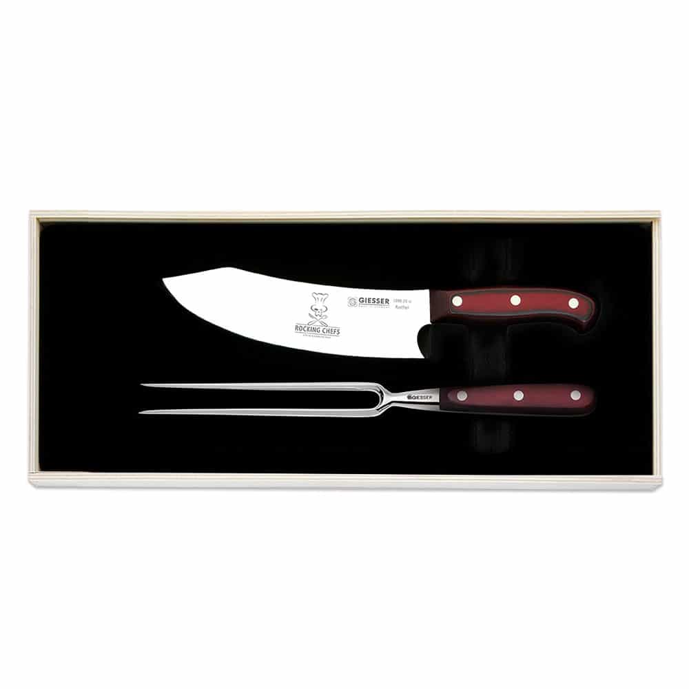 Giesser Messer PremiumCut Tranchierset PremiumCut Tranchierset, Griff aus Micarta, Rocking Chefs – Bild 1