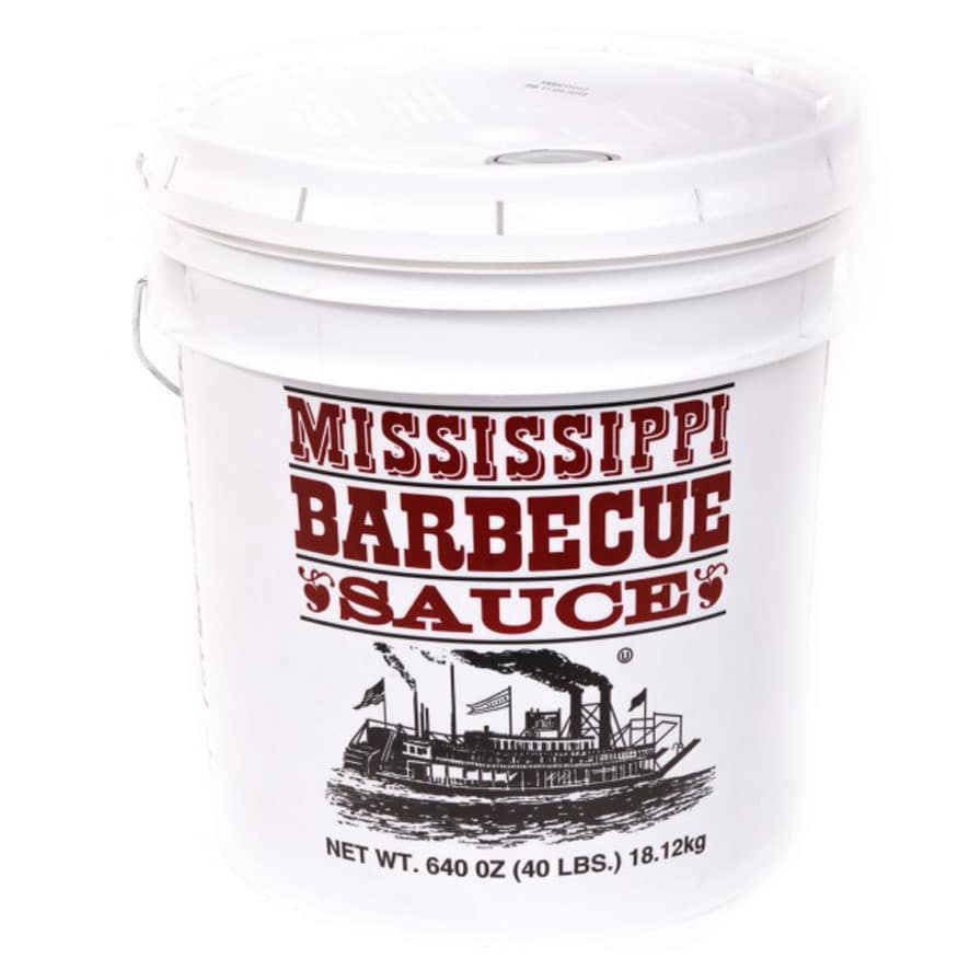 mississippi-bbq-sauce-eimer-18kg Mississippi Barbecue Sauce Original (18kg) – Bild 1