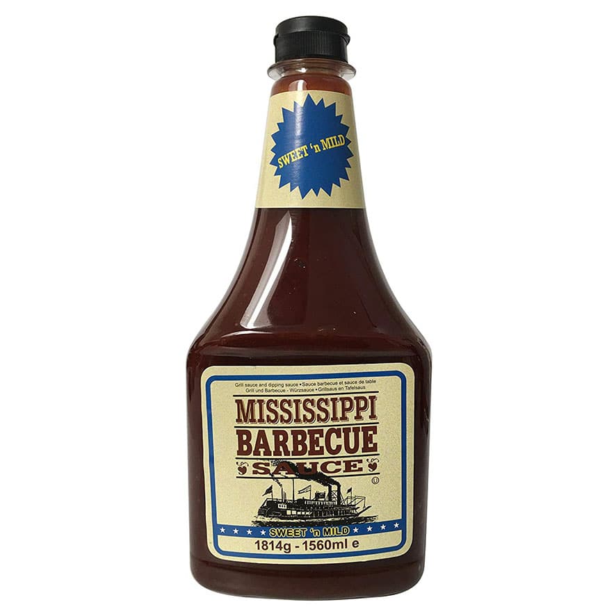 mississippi-bbq-sauce-sweetnmild-1814gr Mississippi Barbecue Sauce Sweet n' Mild (1.8kg) – Bild 1