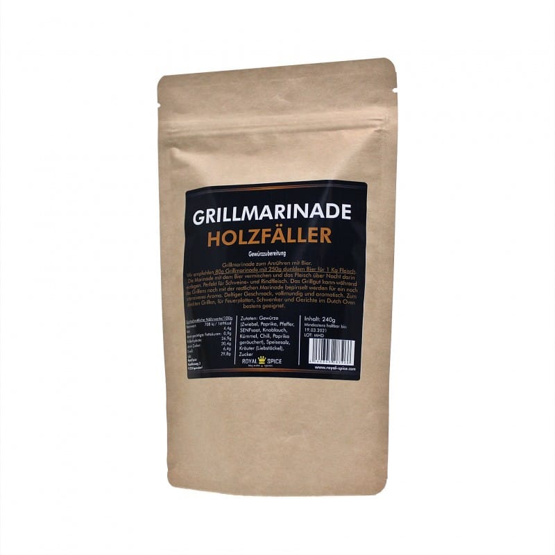 Holzfällersteak Grill Marinade Holzfällersteak Grill Marinade zum Anrühren mit Bier