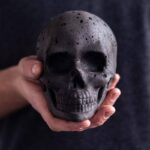 Totenkopf Kohle XL Kopf – Bild 2