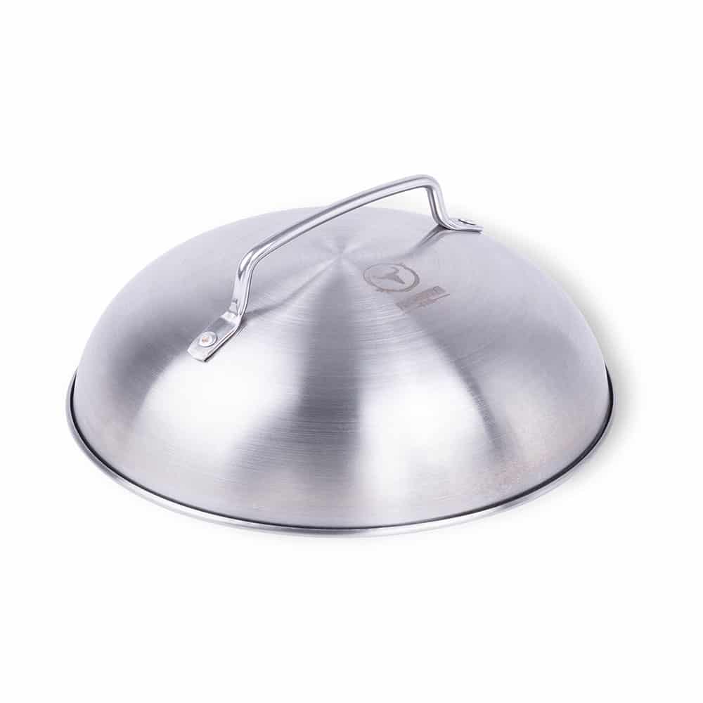Das BurgerCover von Moesta BBQ Das BurgerCover ist die Edelstahlhaube zum überbacken auf der Grillplatte