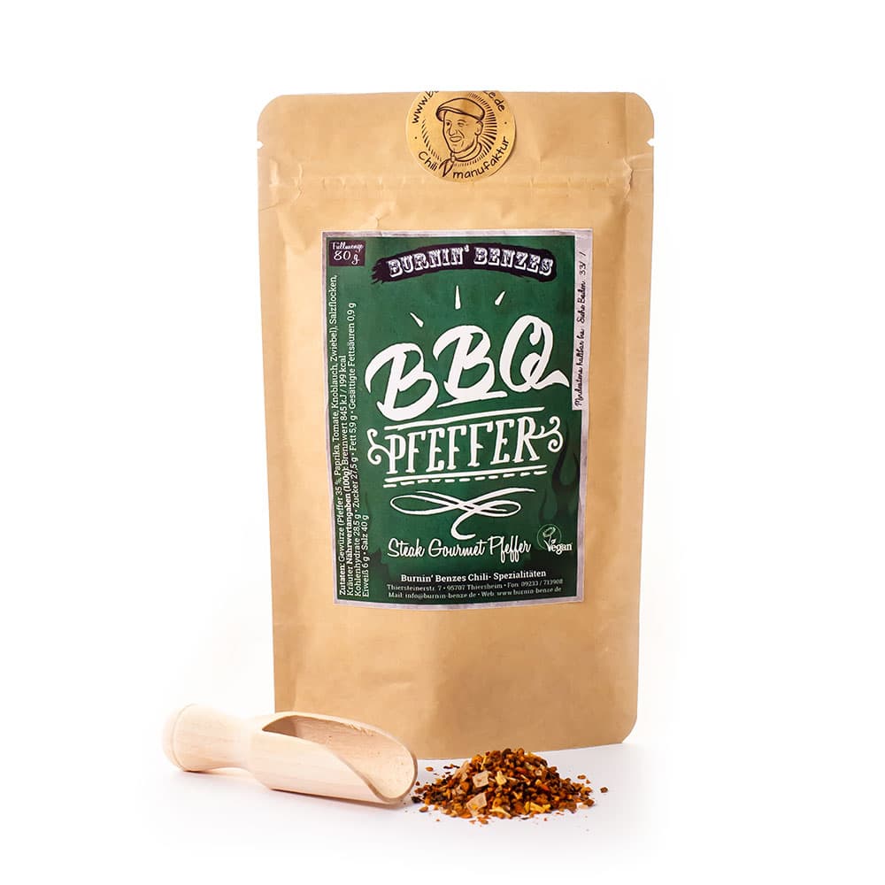 Burnin Benzes BBQ-Pfeffer Burnin Benzes BBQ-Pfeffer für dein Steak