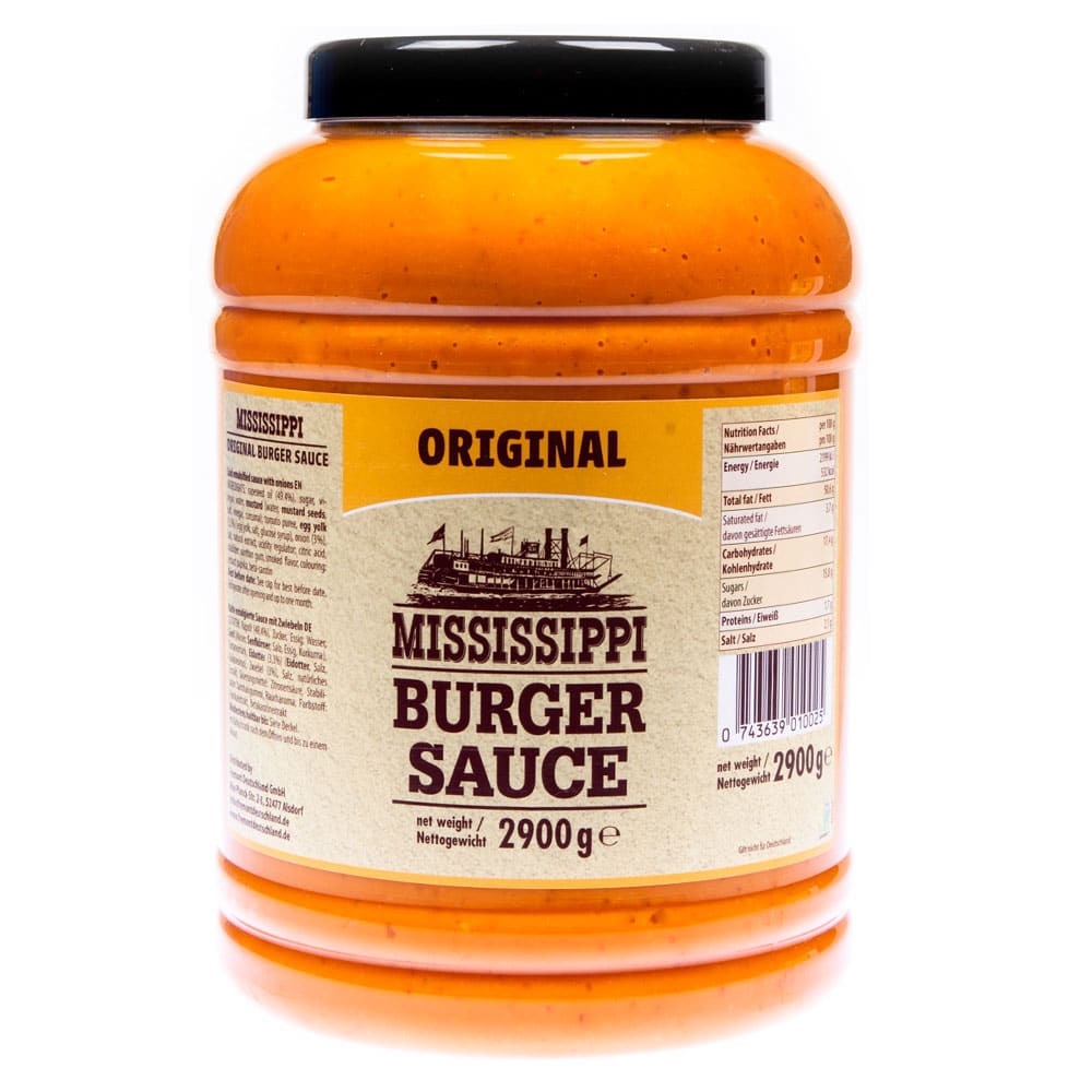 Mississippi Burger Sauce Original Mississippi Burger Sauce Original (2900gr) – Bild 1