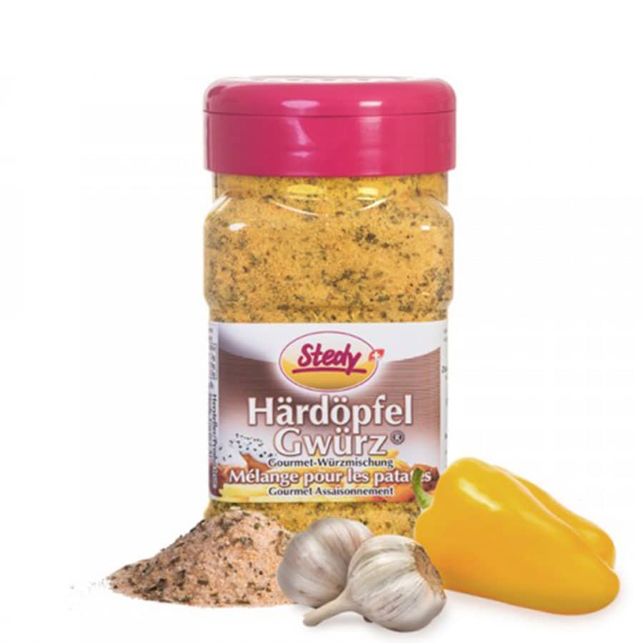 Härdöpfel Gwürz von Stedy Härdöpfel Gwürz ist die einzigartige Mischung für Kartoffeln