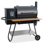 Sheriff Pelletgrill mit Ablagebrett Bambus Natur