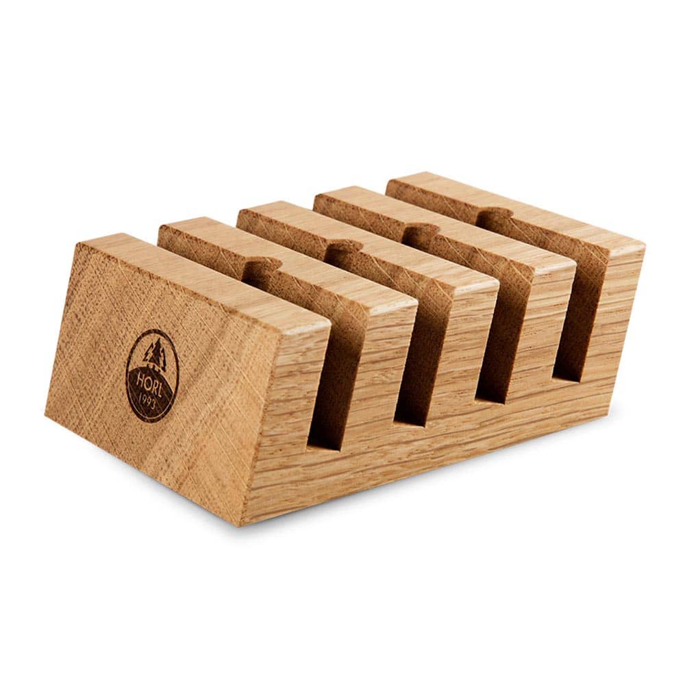 Station für 4 HORL® Schleifscheiben (Eiche) Station für 4 HORL® Schleifscheiben (Eiche)