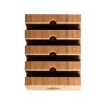 Station für 4 HORL® Schleifscheiben (Eiche) – Bild 2