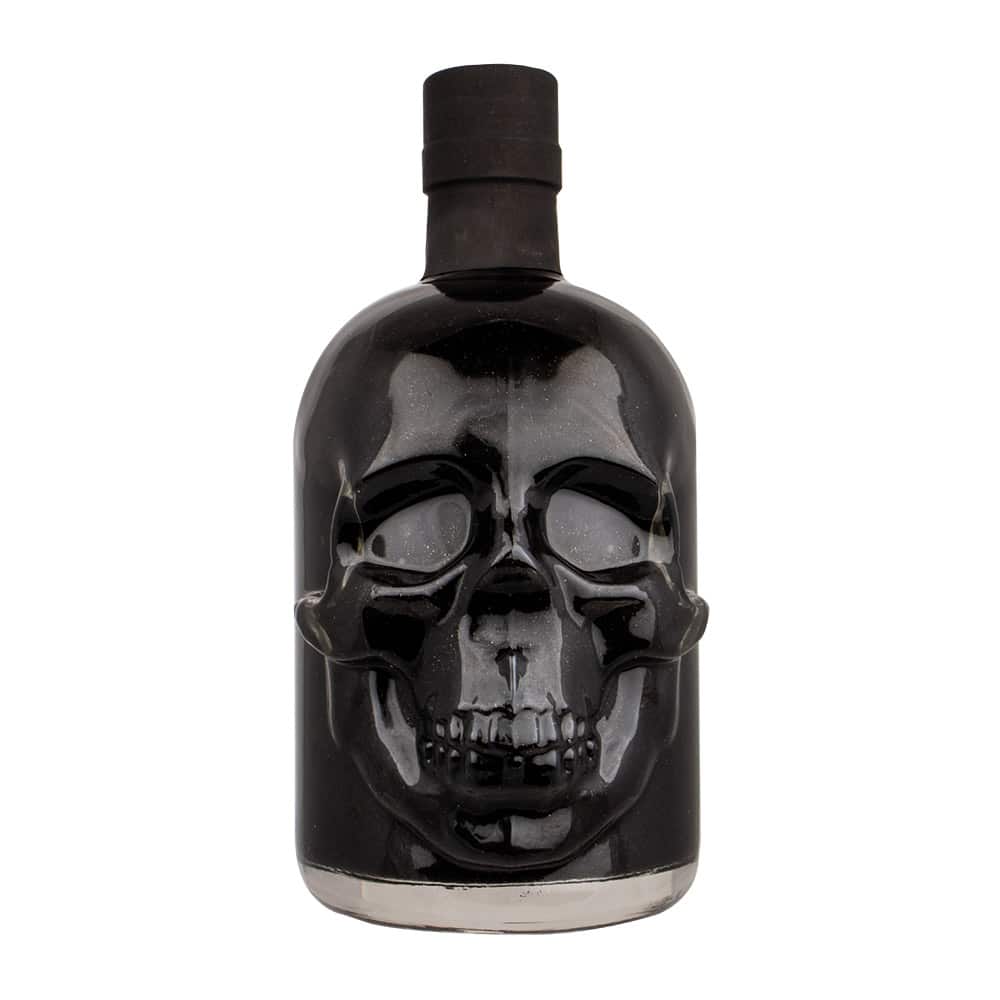 saus-guru-skull-hot-sauce-black-gold Black Gold Skull Hot Sauce (500ml) – Bild 1