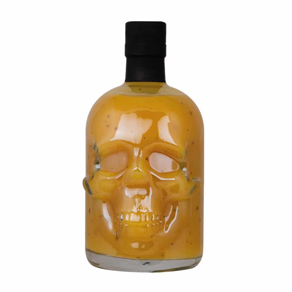 saus-guru-skull-hot-sauce-mexican-habanero-fever Mexican Habanero Fever Hot Sauce (500ml) – Bild 1