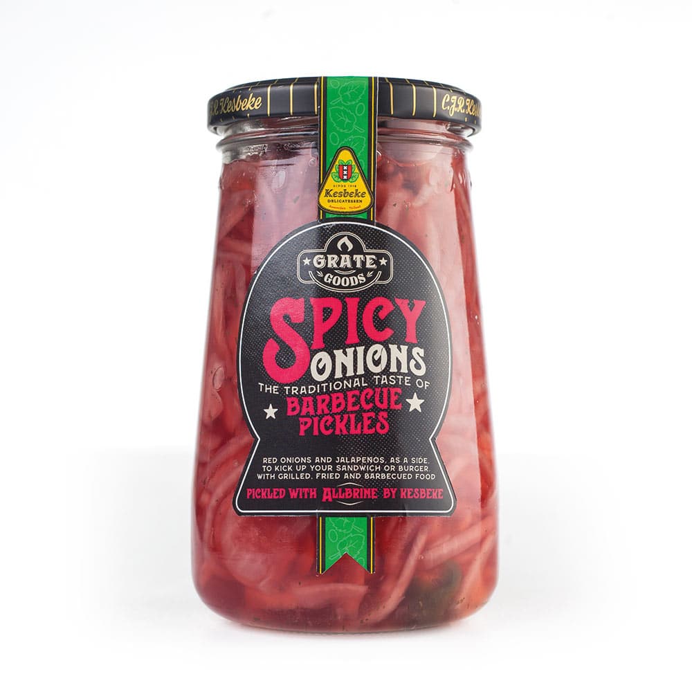 Spicy Onions Barbecue Pickles von Grate Goods Spicy Onions Barbecue Pickles – Bild 1