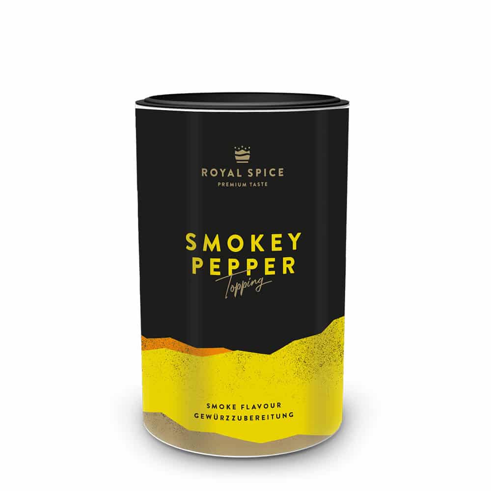 Smokey Pepper, aus schwarzem und weissem Pfeffer Smokey Pepper, aus schwarzem und weissem Pfeffer