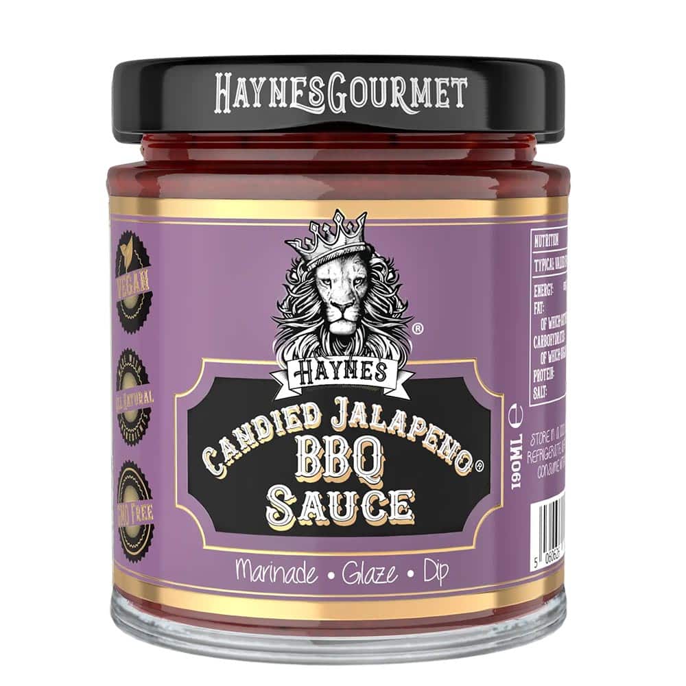 BBQ Sauce mit kandierten Jalapenos von Haynes BBQ Sauce mit kandierten Jalapenos von Haynes