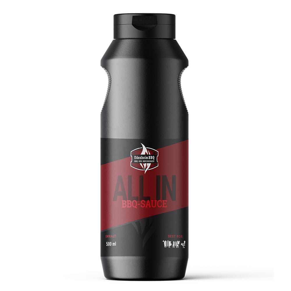 ALL IN BBQ-Sauce von UdenheimBBQ - BBQ aus Rheinhessen ALL IN BBQ-Sauce von UdenheimBBQ -BBQ aus Rheinhessen