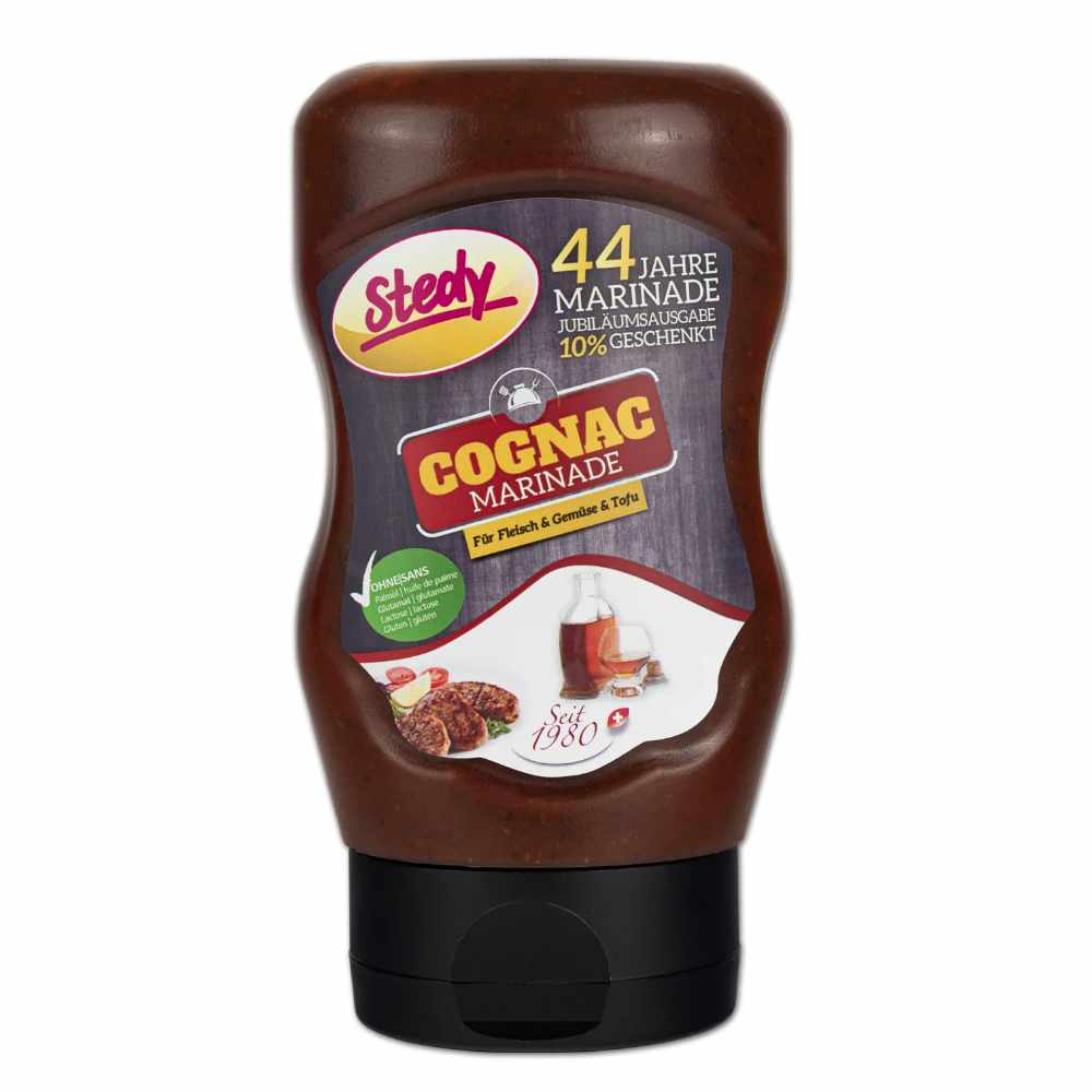 Stedy Cognac Marinade 300g Squeezer Flasche Stedy Cognac Marinade – Bild 1