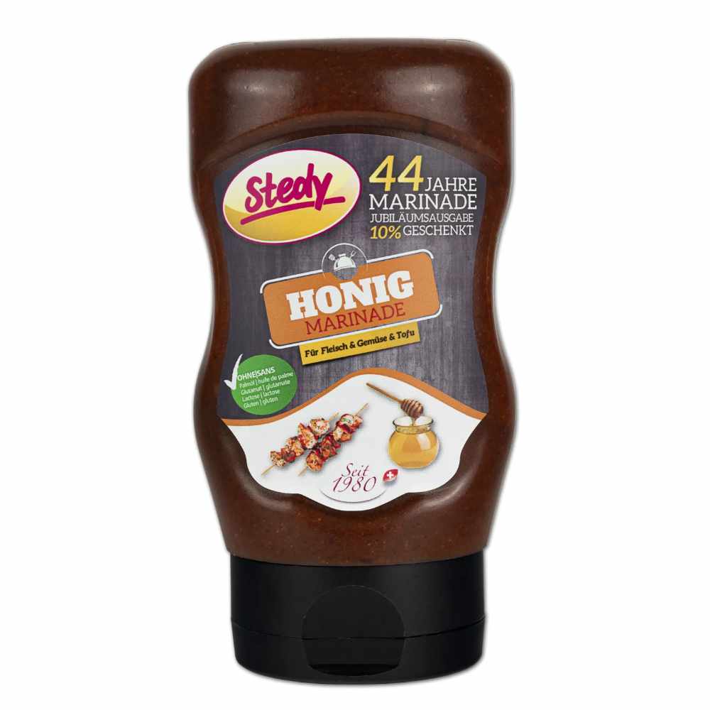 Stedy Honig Marinade 300g Squeezer Flasche Stedy Honig Marinade – Bild 1