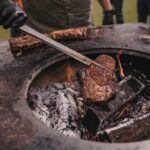 MOESTA ONE - Corten Stahl mit Lavastein Grillplatte – Bild 3