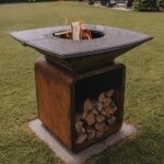 MOESTA ONE - Corten Stahl mit Lavastein Grillplatte – Bild 2