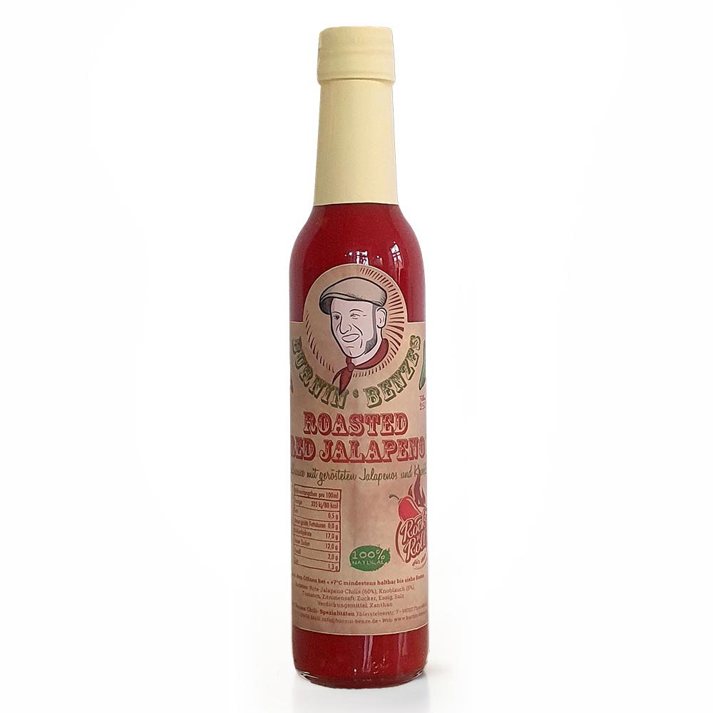 Roasted Red Jalapeno von Burnin Benzes Roasted Red Jalapeno von Burnin Benzes Chili Manufaktur