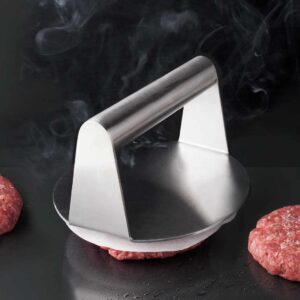 Smashed Burger Presse (14.5cm) aus Edelstahl