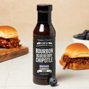 Elijah’s Xtreme Bourbon Blueberry Chipotle BBQ Sauce